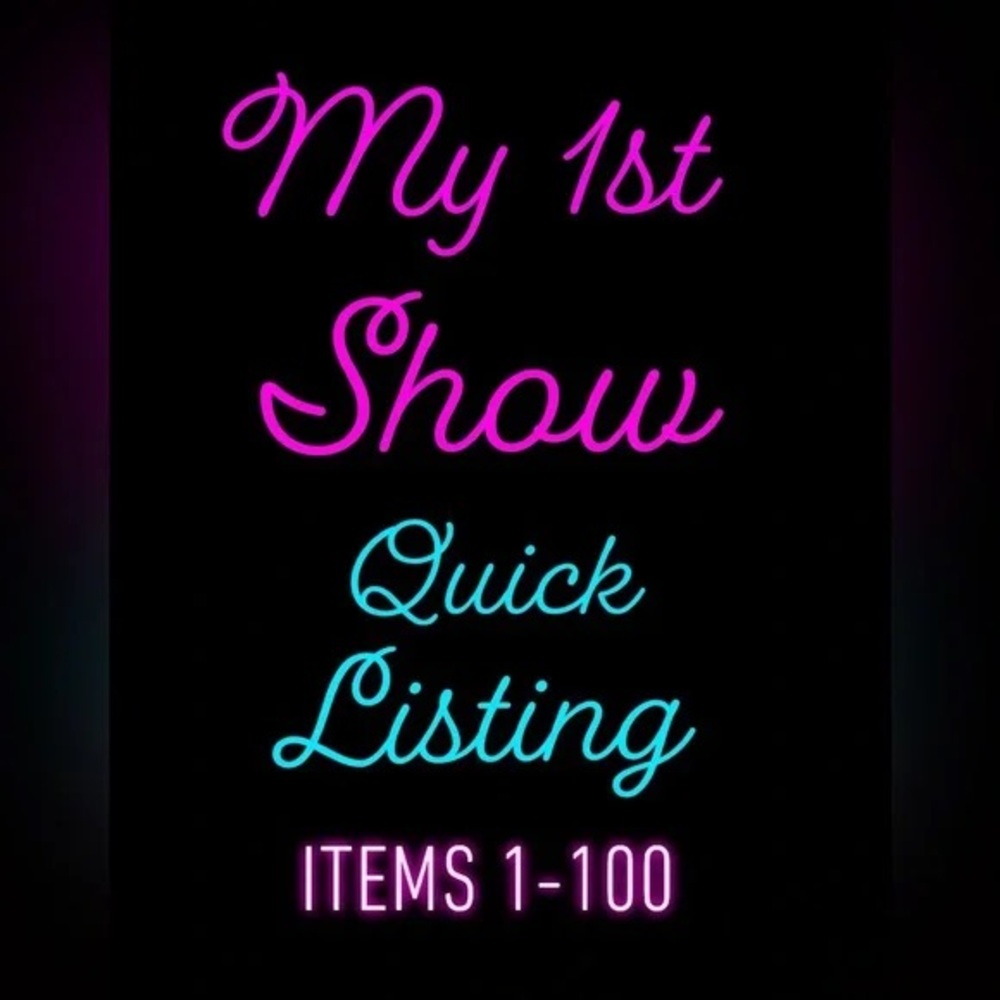 All Sales Final, New, PreLoved Conditions
